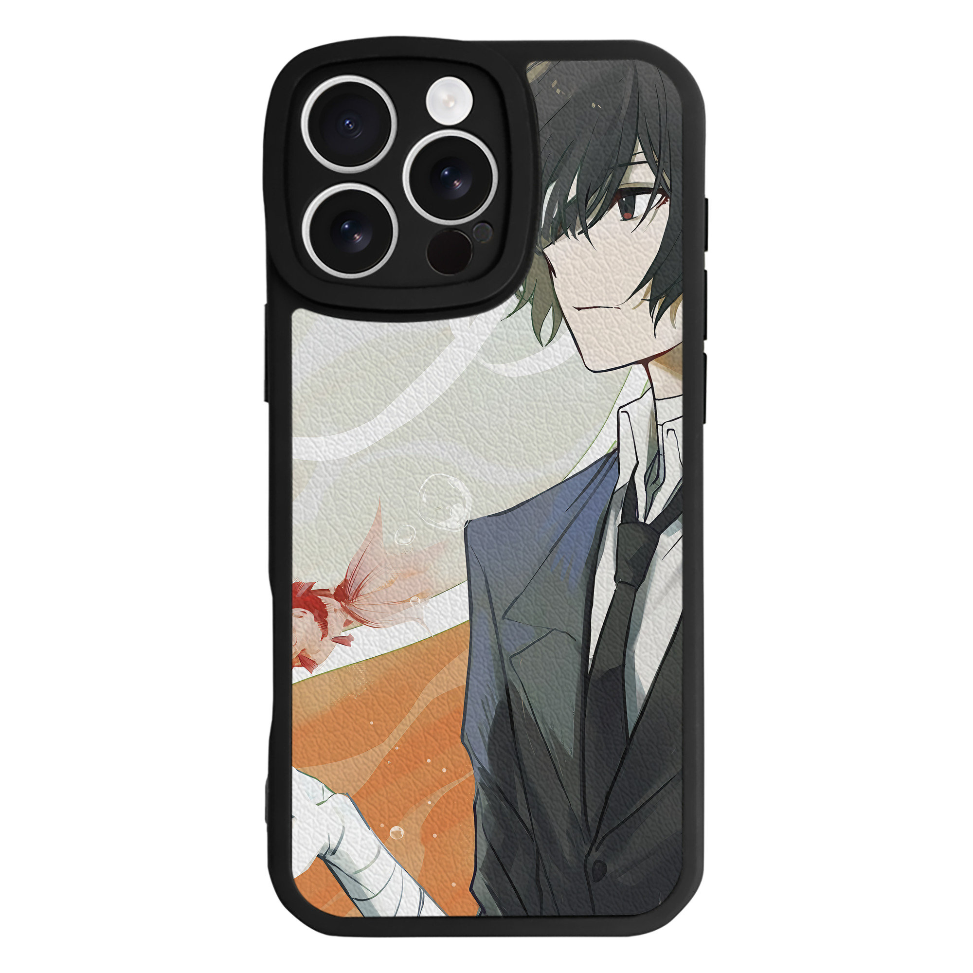 （画像用） 文豪ストレイドッグス Bungo Stray Dogs 【iPhone 16シリーズ対応】シリコンスマホケース（レザー調） 材質：シリコン